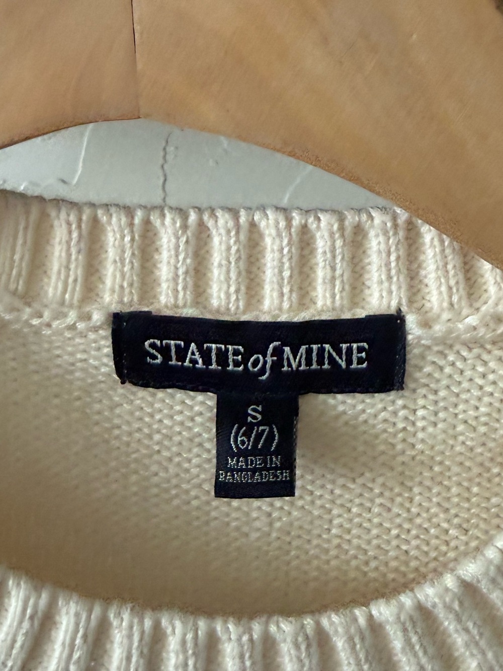 State of Mine|Kids American Flag Knit Sweater,fisherman style•••NWT,Americano - Picture 11 of 15